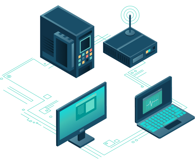 Internet Access Cybernet Communications - Download Premium Minimal Illustration | Mobile